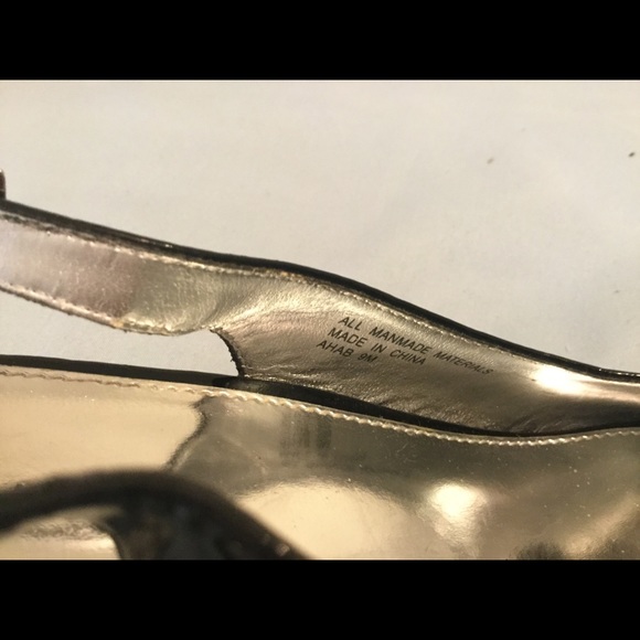 Etienne Aigner Peep Top Sling back Shoes - Picture 5 of 6